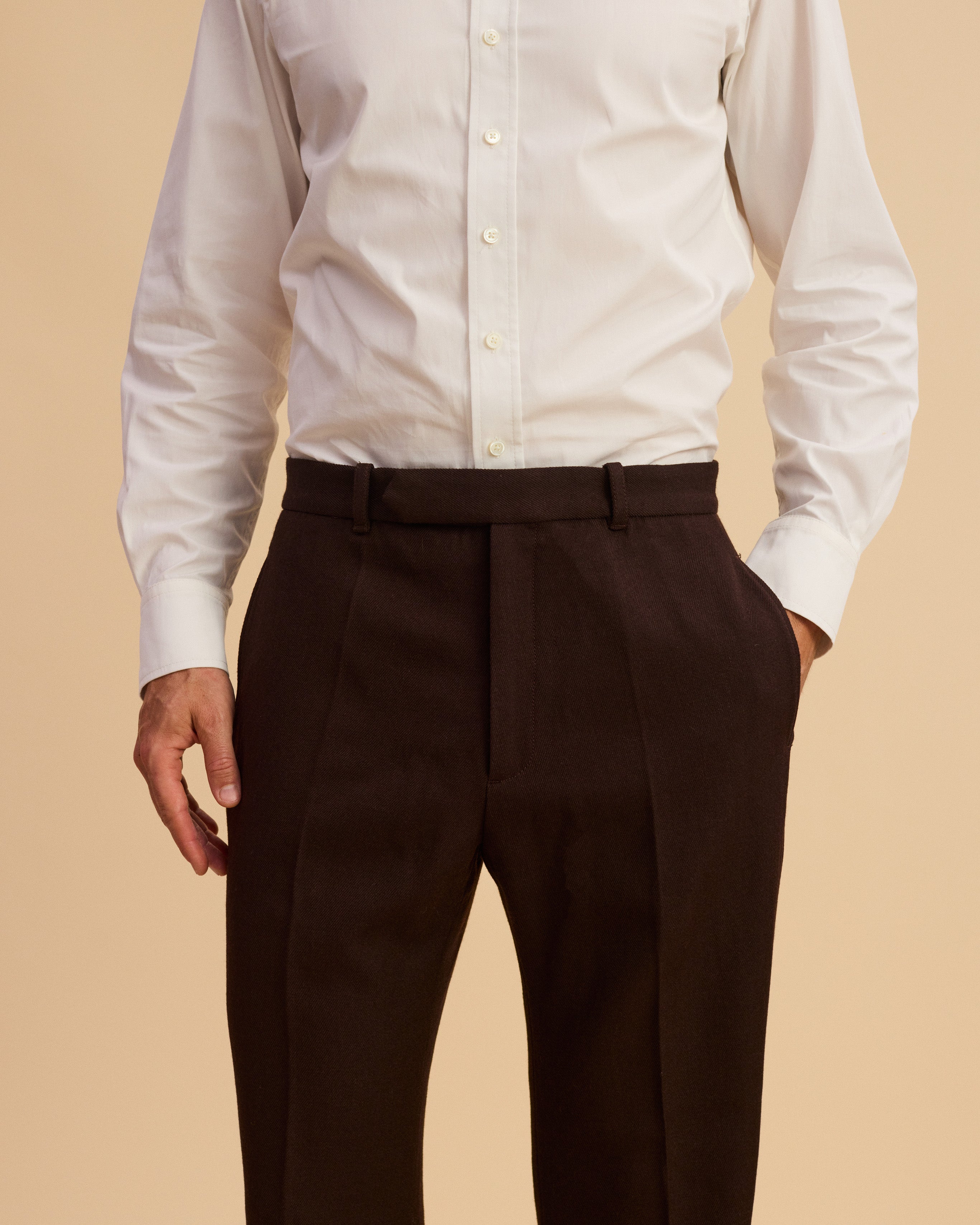 Larsen Trouser | Men's Flare Wool Trouser | Bana New York – BANA