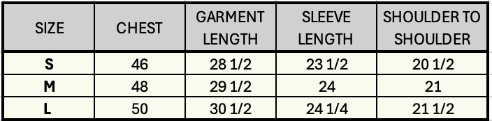 Size Guide