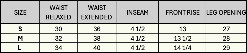 Size Guide