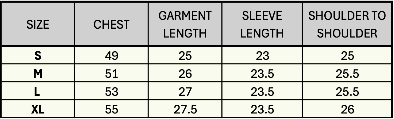 Size Guide