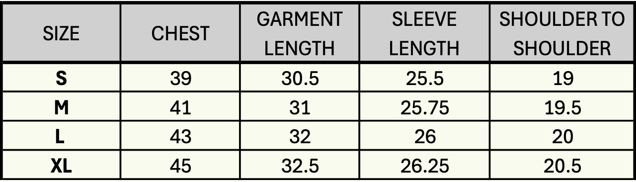 Size Guide